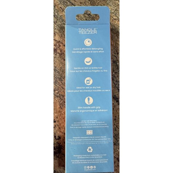 Tangle Teezer The Ultimate Detangling Brush Dry and Wet Hair Brush Detangler NEW - Picture 3 of 6